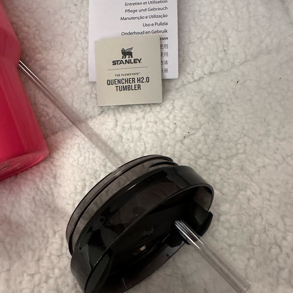 Stanley 40 oz Neon Pink Travel Mug - Picture 5 of 10